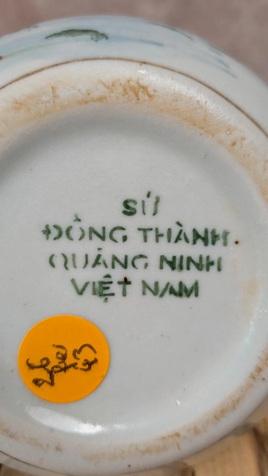 Petite théière vietnamienne peinte main décor paysage traditionnel – photo 8